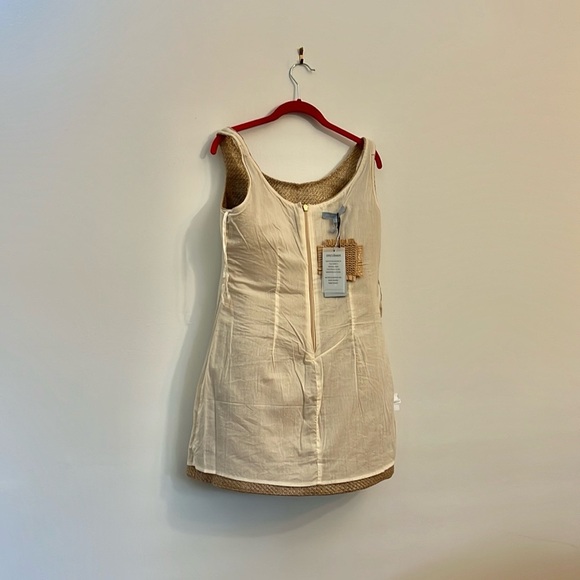 Antonio Melani x The Style Bungalow Manana Scoop Neck Raffia Mini Dress - Picture 14 of 17